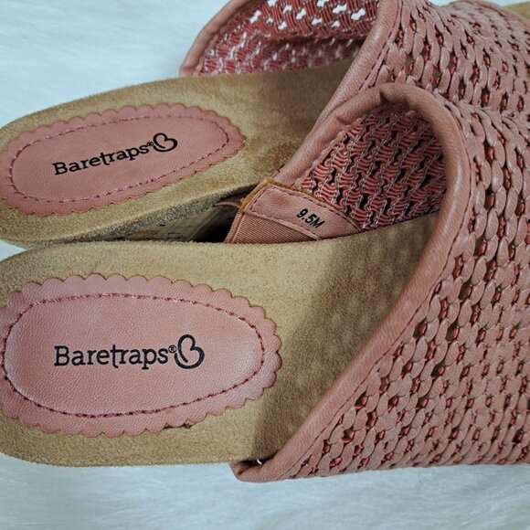 Baretraps Flossey Slide Wedge Sandals Size 9.5M - Picture 7 of 9